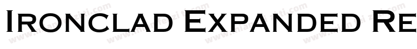 Ironclad Expanded Regular字体转换
